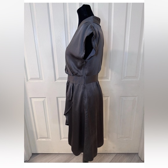 Project Alabama Silk Dress Sz 8 Embroider Retro Y2K Cocktail Party Anthropologie - Picture 2 of 10